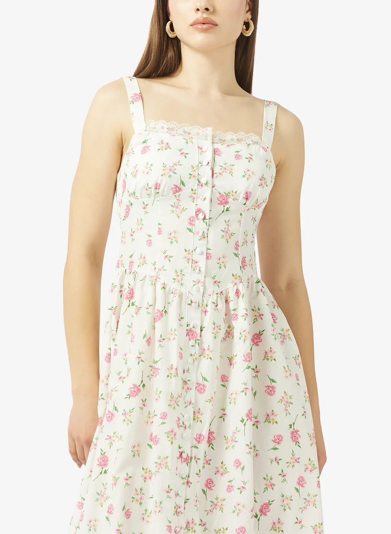 Ginger  Sweetheart Neck Corset Bodice Princess Cut Dress for Women | Best Price UAE